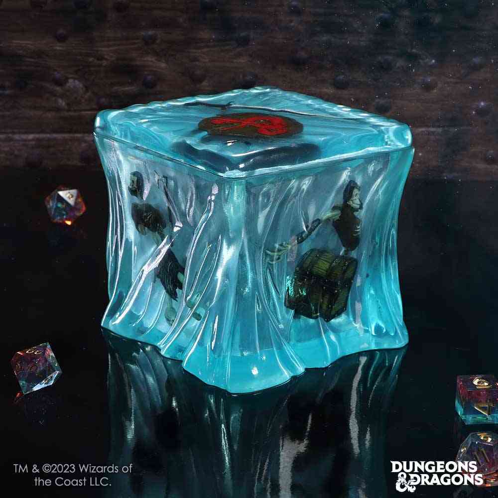 Nemesis Now Dungeons & Dragons - Gelatinous Cube Dice 11.5cm Figurine - Multicolours